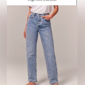 Abercrombie & Fitch The Dad High Rise Jeans- Curve Love
